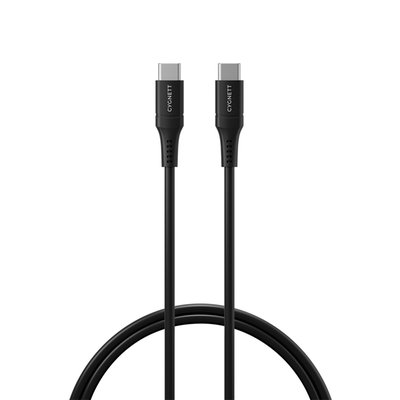 Cygnett 2.0 USB-C to USB-C 2.2M Cable - Black