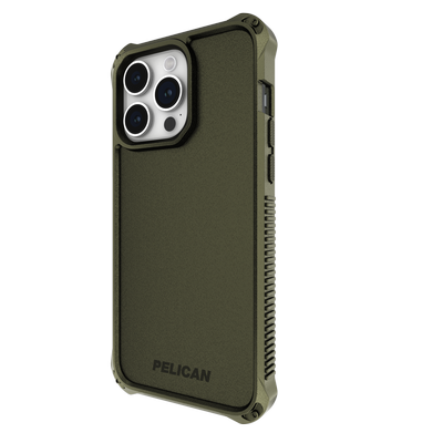 Pelican iPhone 15 Pro Max Guardian + Magsafe Case - Olive Pelican iPhone 15 Pro Max Guardian + Magsafe Case - Olive