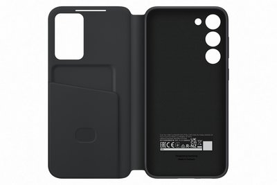 Samsung Galaxy S23+ Smart Clear View Wallet Cover - Black