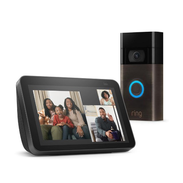 Ring Smart Doorbell Monitoring Kit - Charcoal/Venetian Bronze Ring Smart Doorbell Monitoring Kit - Charcoal/Venetian Bronze