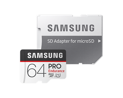Samsung Micro SDXC 64GB Pro Endurance With Adaptor