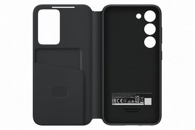 Samsung Galaxy S23 Smart Clear View Wallet Cover - Black