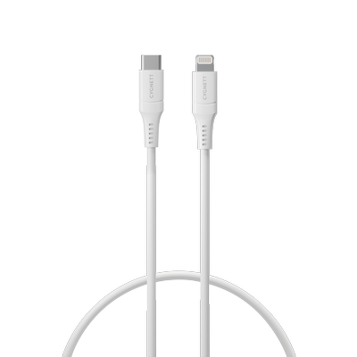 Cygnett Lightning to USB-C 1.2M Cable - White Cygnett Lightning to USB-C 1.2M Cable - White
