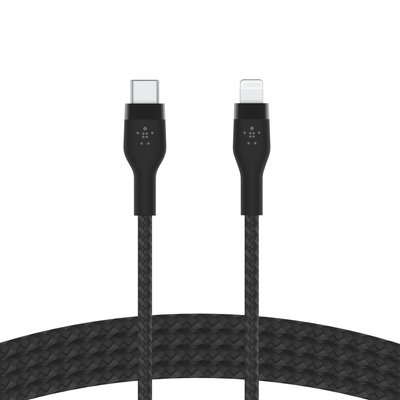 Belkin Pro Flex Elite Lightning to USB-C Cable 1M - Black Belkin Pro Flex Elite Lightning to USB-C Cable 1M - Black