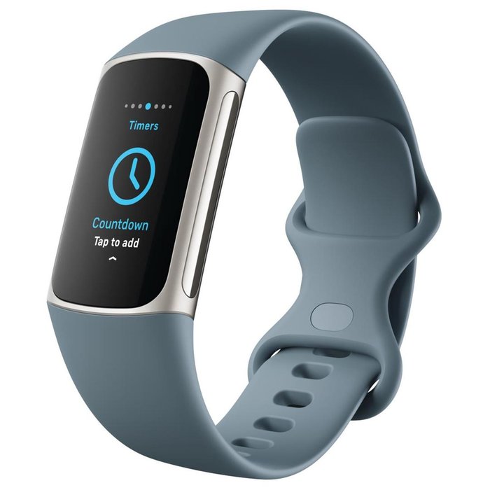 Fitbit Charge 5 - Steel Blue | Optus